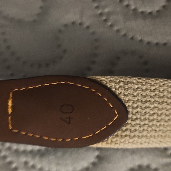 Zeppelin Tan Belt with Fish Embroidery - Picture 5 of 8